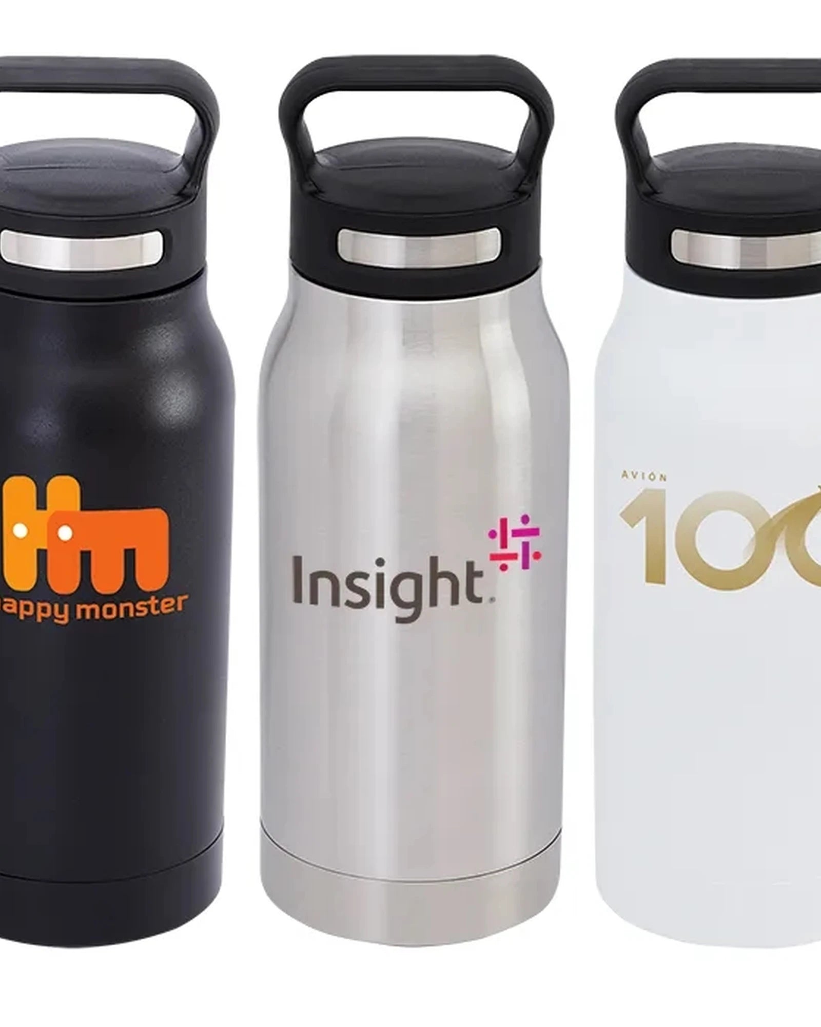 Custom insulated stainless steel 20-oz water bottle - 1